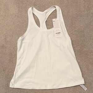 CRZ YOGA White Racerback Tank Top
